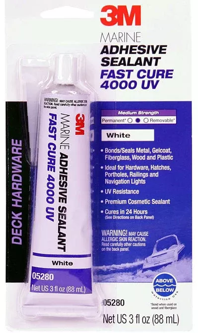 3M Fast Cure 4000 UV Sealant 3 oz. White