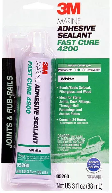 3M Fast Cure 4200 Sealant 3 oz. White