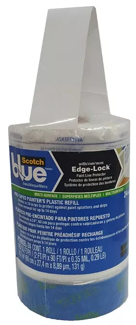 3M Pre-Taped Painter's Plastic Refill 2 Ft. x 75 Ft.