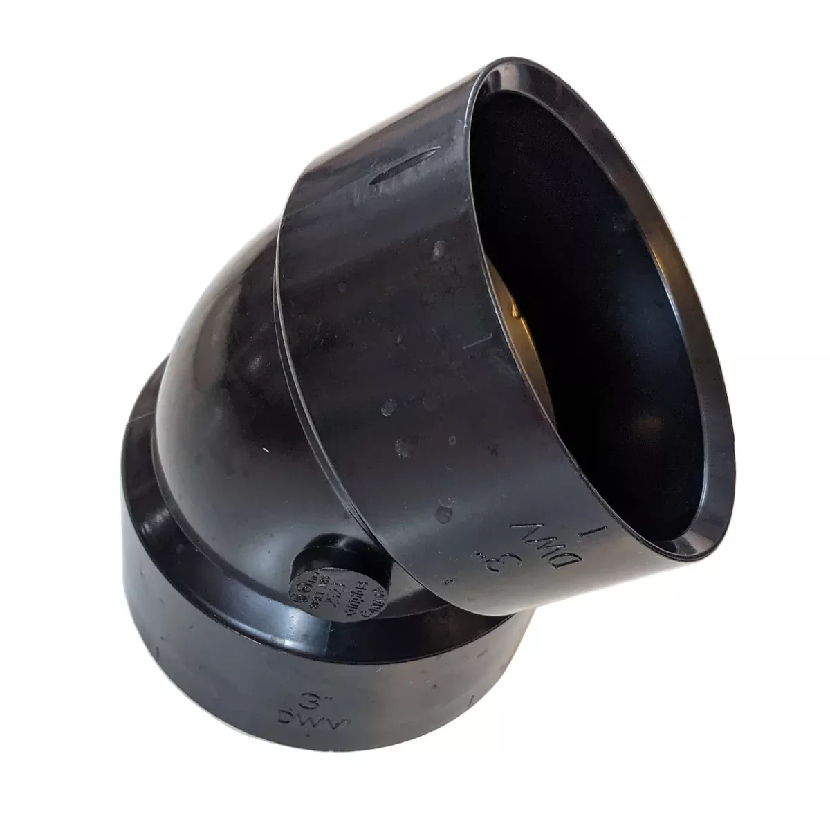 45 Degree Elbow DWV Fitting - 3"