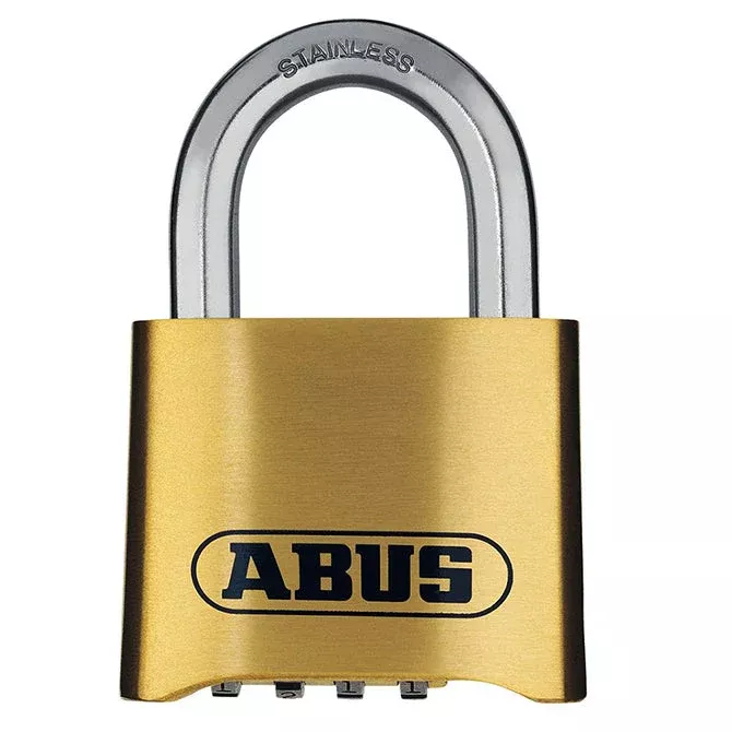 Abus Brass & Stainless Combination Padlock 1801B/50