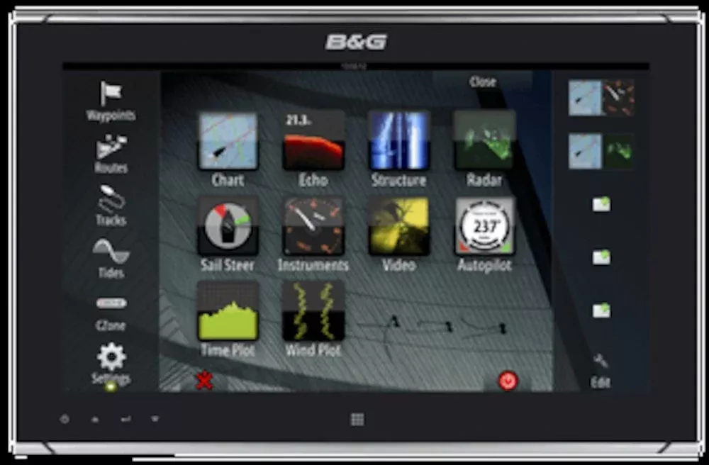 B&G Zeus² Glass Helm Monitor 16"