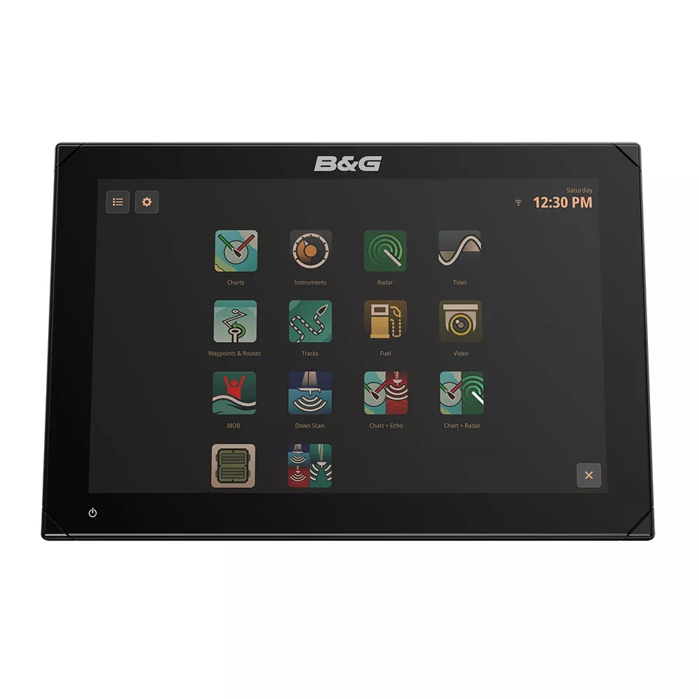 B&G Zeus S 12 Chartplotter/Fishfinder without Transducer with C-MAP DISCOVER X OnBoard Charts - No Transducer (000-15224-001)