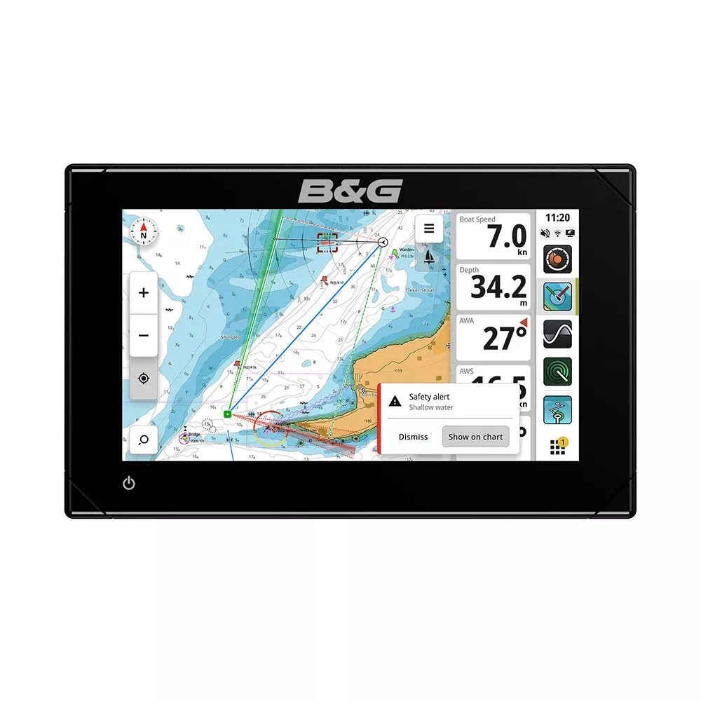 B&G Zeus S 7 Chartplotter/Fishfinder with C-MAP DISCOVER X OnBoard Charts - No Transducer (000-15216-001)
