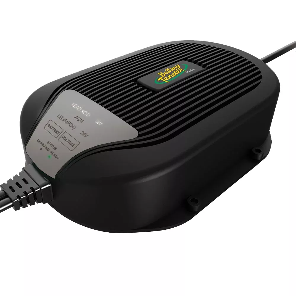 Battery Tender 12V/24V, 5/2.5A Weather Resistant Battery Charger [022-0258-DL-WH]