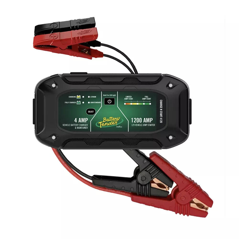 Battery Tender Charge N Start 4120 4 Amp Battery Charger1200 Amp Jump Starter [030-7020-WH]