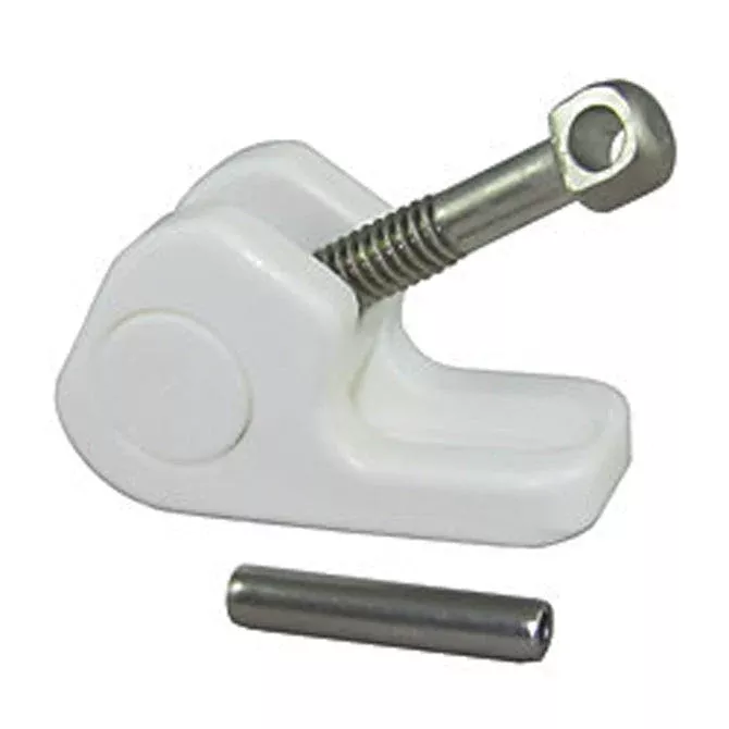 Beckson Cam Assembly w/Hardware, White - Pair