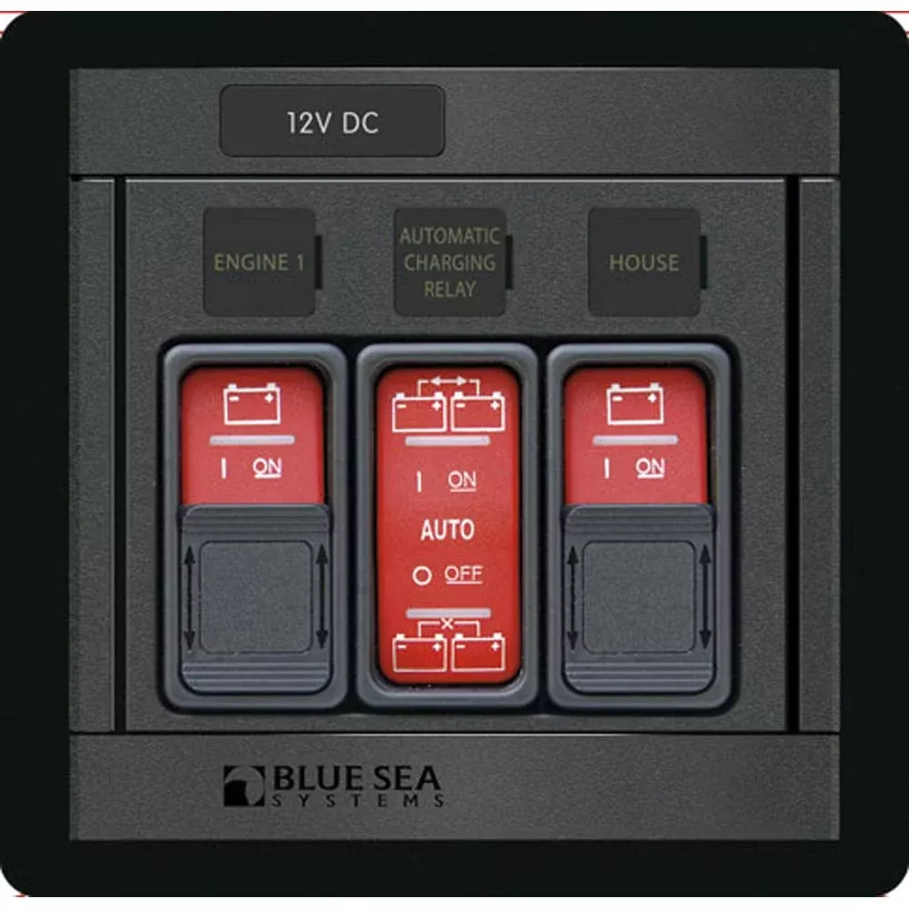 Blue Sea 1147 Remote Control Panel w/(2)2145 & (1)2146 Remote Control Contura Switch [1147]