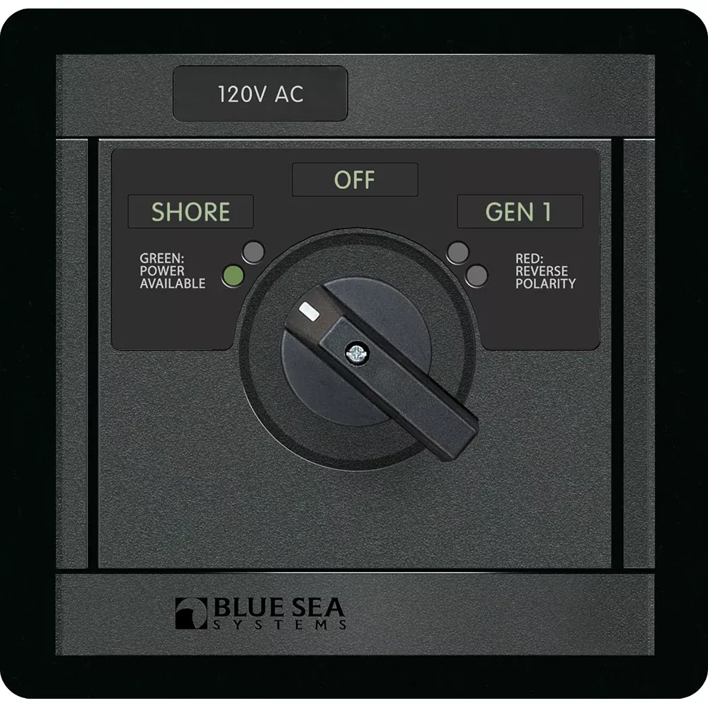 Blue Sea 120v AC Rotary 30A off + 2 Sources