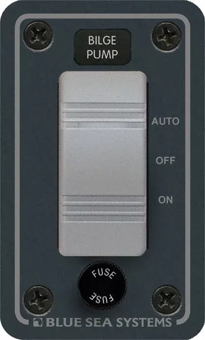 BSS Contura Water Resistant 12V DC Panel - Bilge Pump Control