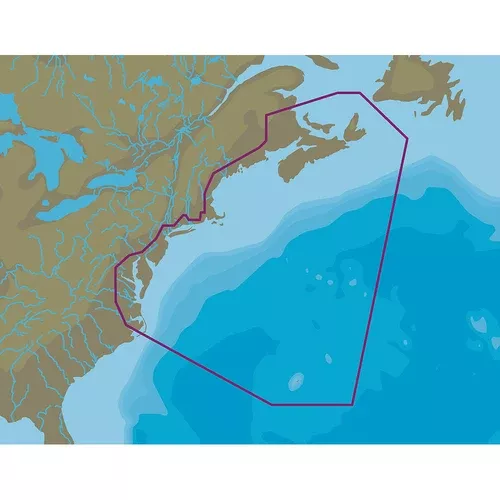 C-MAP 4D NA-D062 Nova Scotia to Chesapeake Bay Premium Nautical Chart - Marine Navigation microSD/SD Card (M-NA-D062-MS)