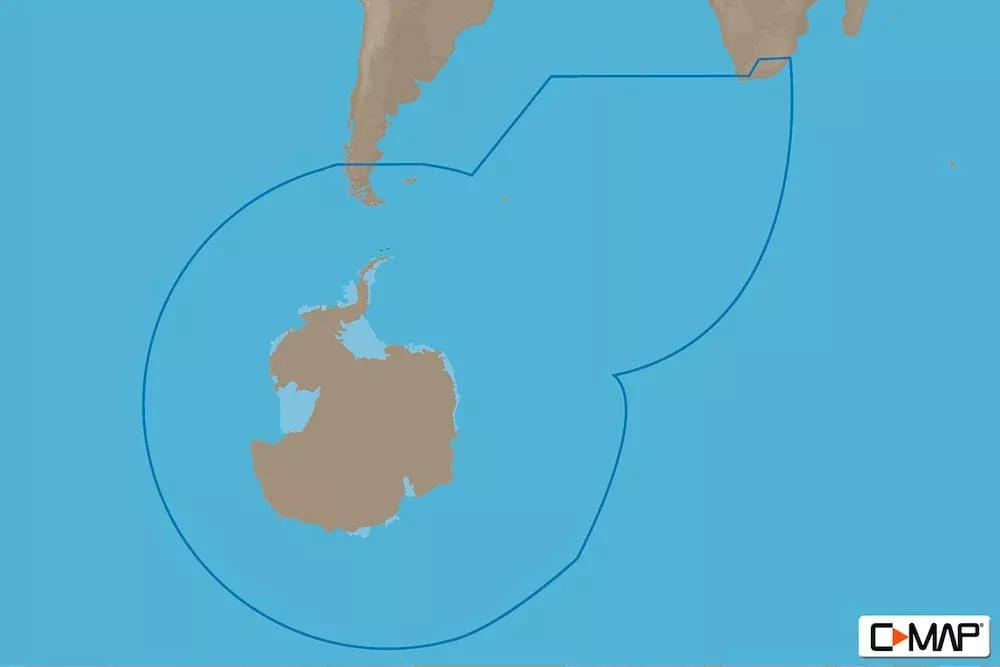 C-MAP AF-N003: Antarctica, MAX-N: Wide