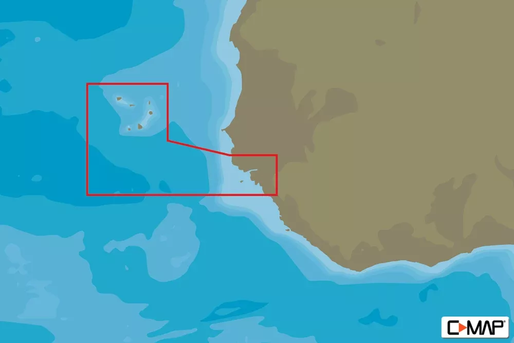 C-MAP AF-N214: Capo Verde and Guinea Bissau, MAX-N: Local