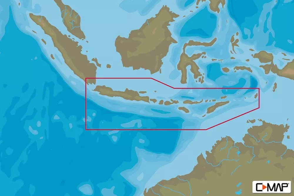 C-MAP AS-Y221: Southern Indonesia, MAX-N+: Local