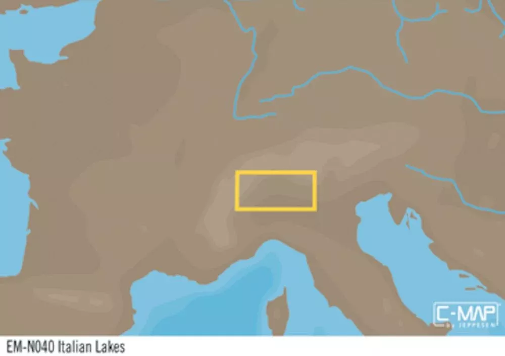 C-MAP EM-Y040: Italian Lakes, MAX-N+: Local