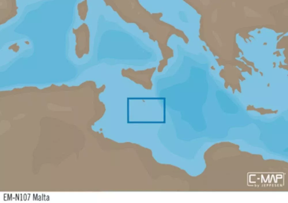 C-MAP EM-Y107: Malta, MAX-N+: Local
