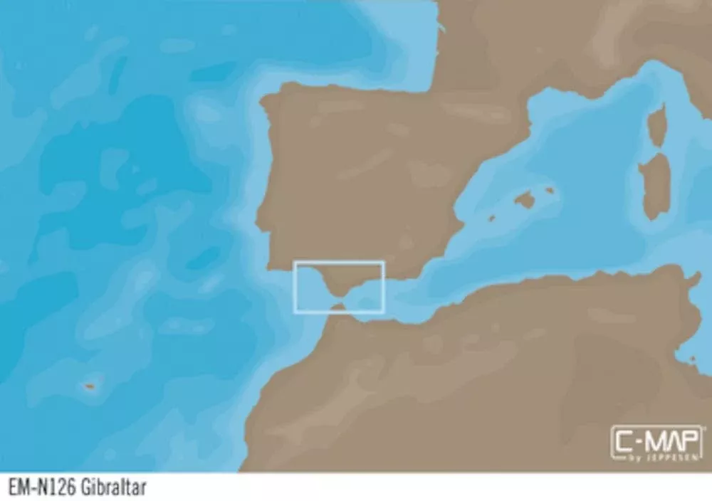 C-MAP EM-Y126: Gibraltar, MAX-N+: Local