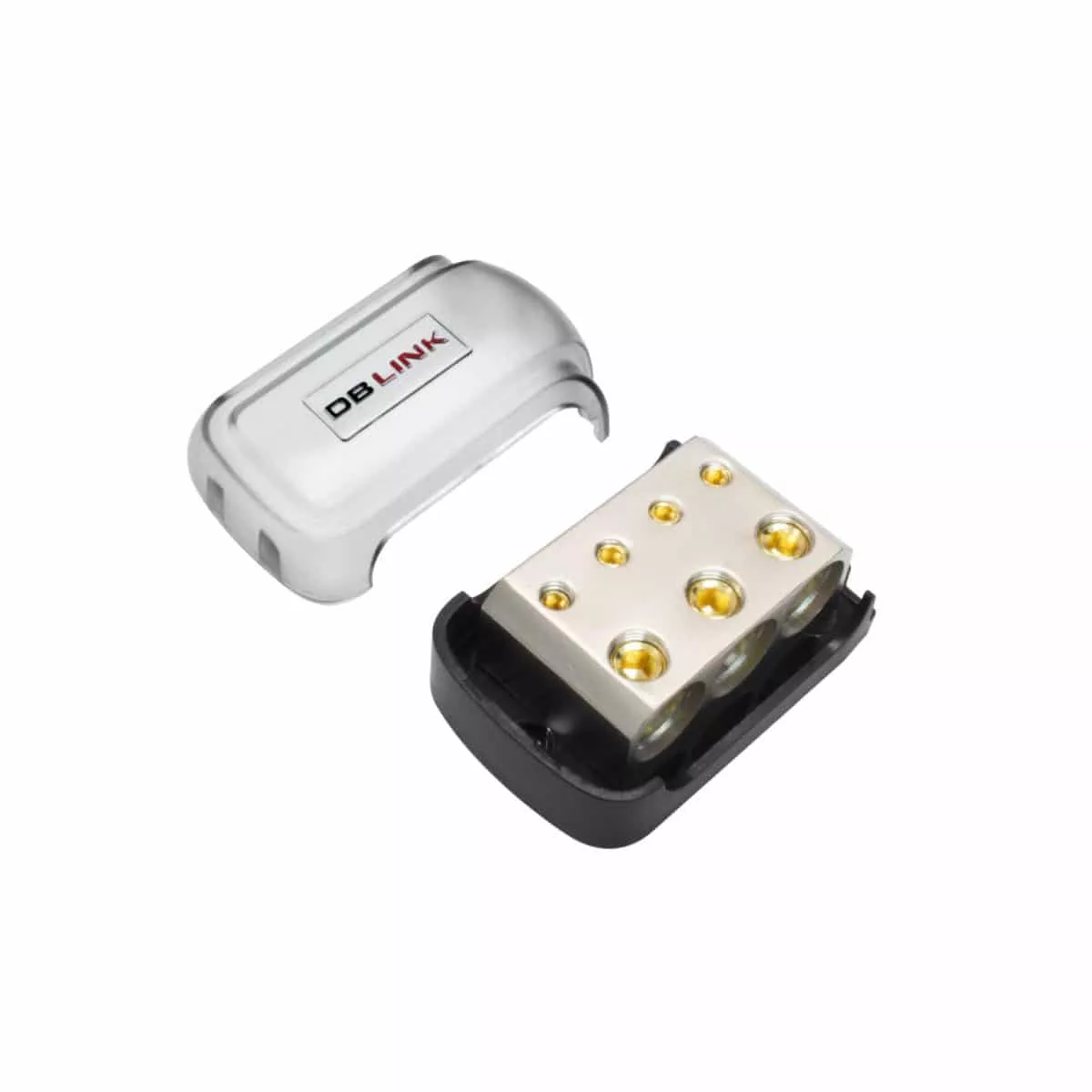DB Link - Nickel Plated 4 way Distibution Block