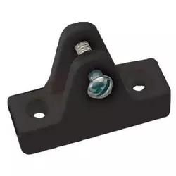 Deck Hinge Concave Nylon Black (PR)