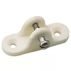 Deck Hinge Nylon White Large (2/PK)