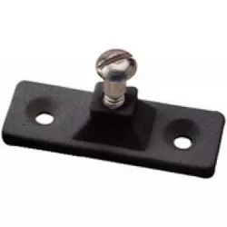 Deck Hinge Side Mount Nylon Black Pair