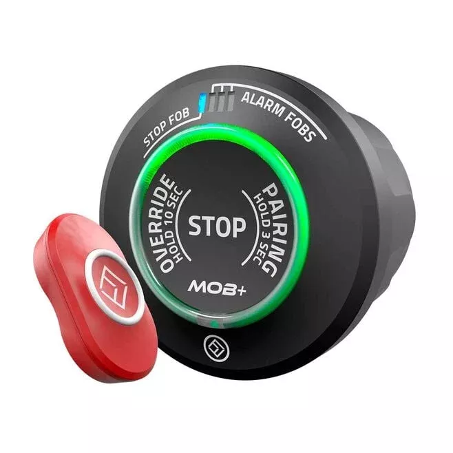 FELL Marine MOB+ Basepack Wireless Engine Cutoff Switch Man Overboard Safety Device for Boats (72.380.206)