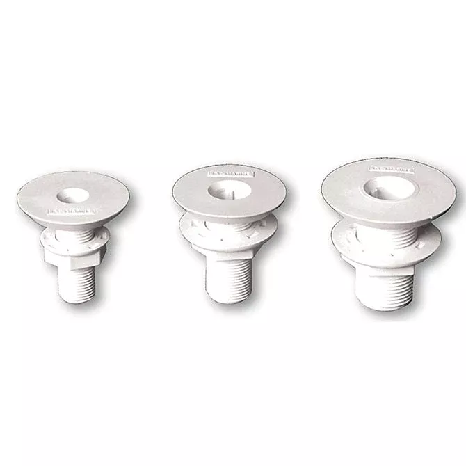 Forespar Series 250 Thru-Hull Connector 1-1/2", FLUSH MOUNT