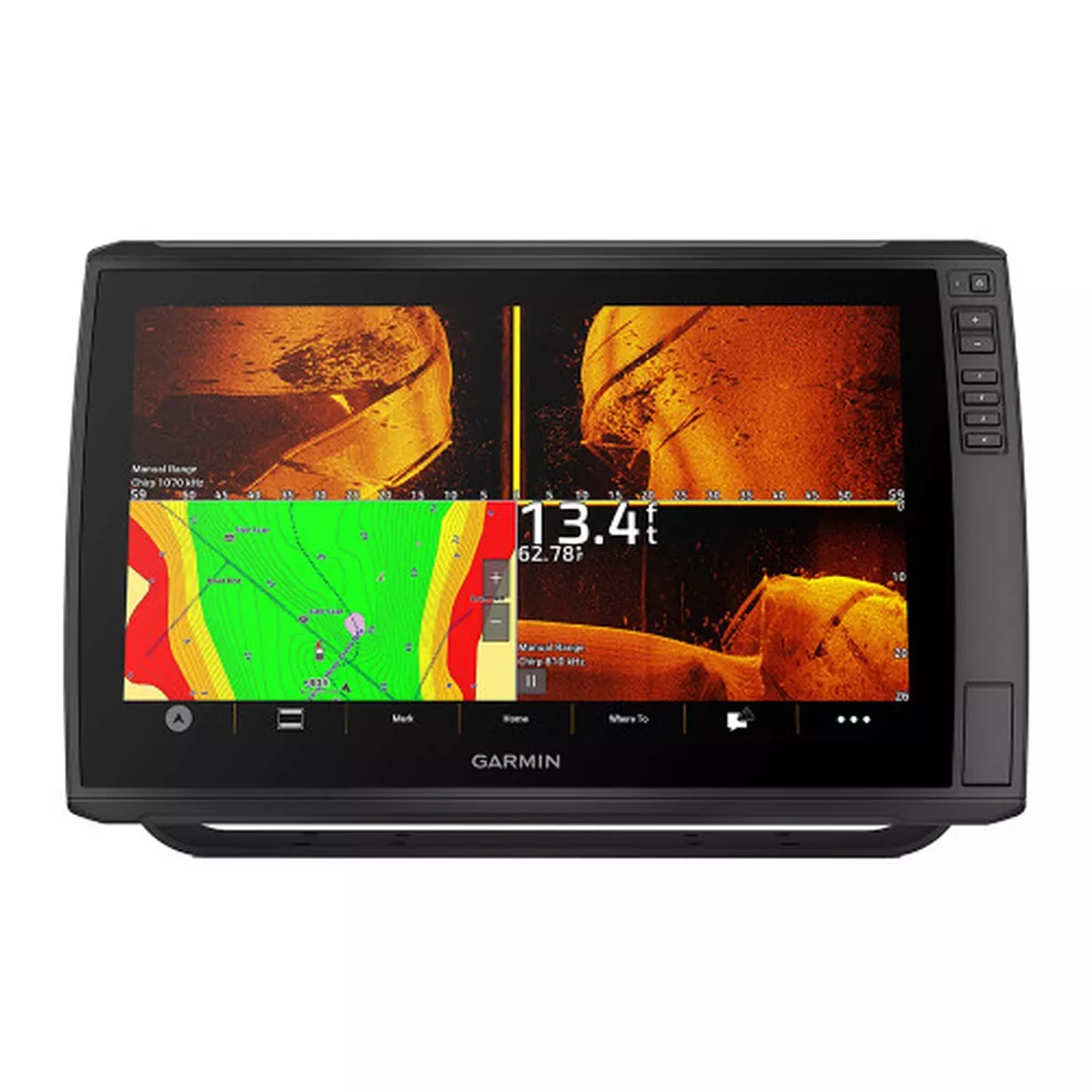 Garmin ECHOMAP Ultra 2 16″ Chartplotter 166sv with GN+ Mapping & GT56UHD-TM Transducer 010-03386-01