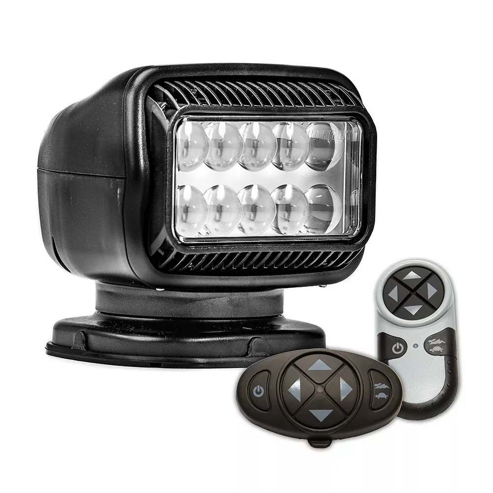 Golight Radioray GT Series Permanent Mount - Black LED - Wireless HandheldWireless Dash Mount Remotes [20574GT]