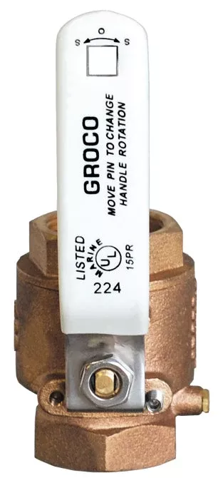 Groco Ball Valve In-Line 3/8 in. Full Flow