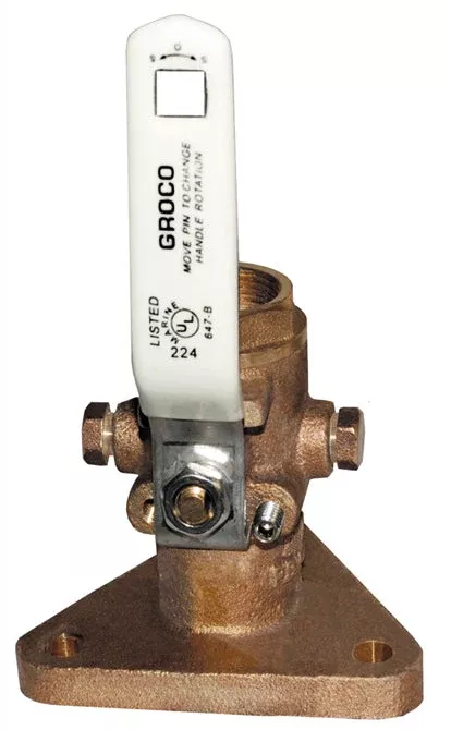 Groco Seacock 1 in. Full Flow