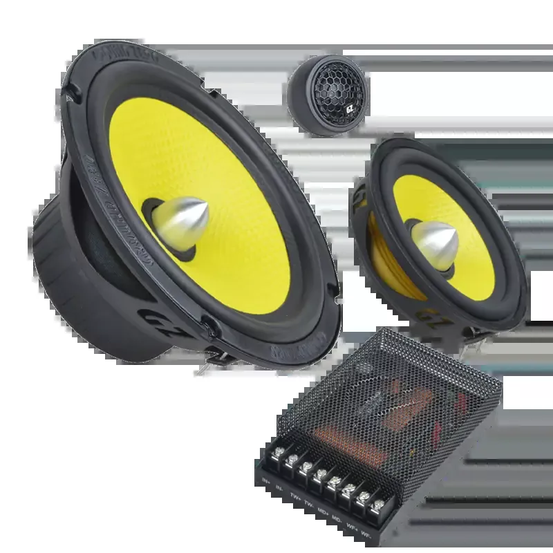 Ground Zero Titanium Series 6.5″ 3-way SQ component speaker system