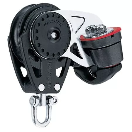 Harken 57 mm Block — Swivel, Cam Cleat