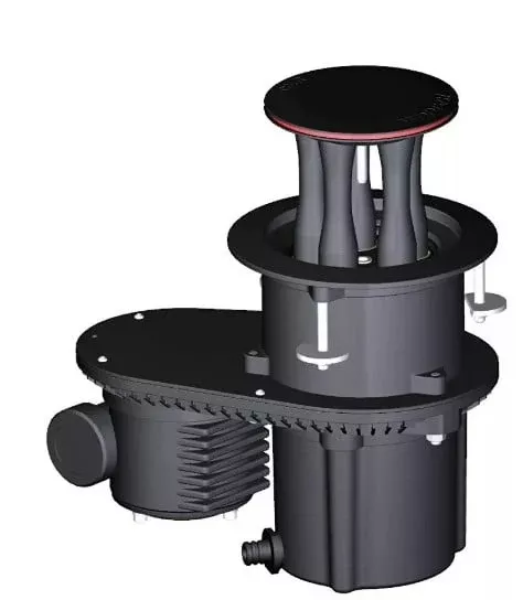 Harken CLR600 Electric Winch with Dual Function Control Box