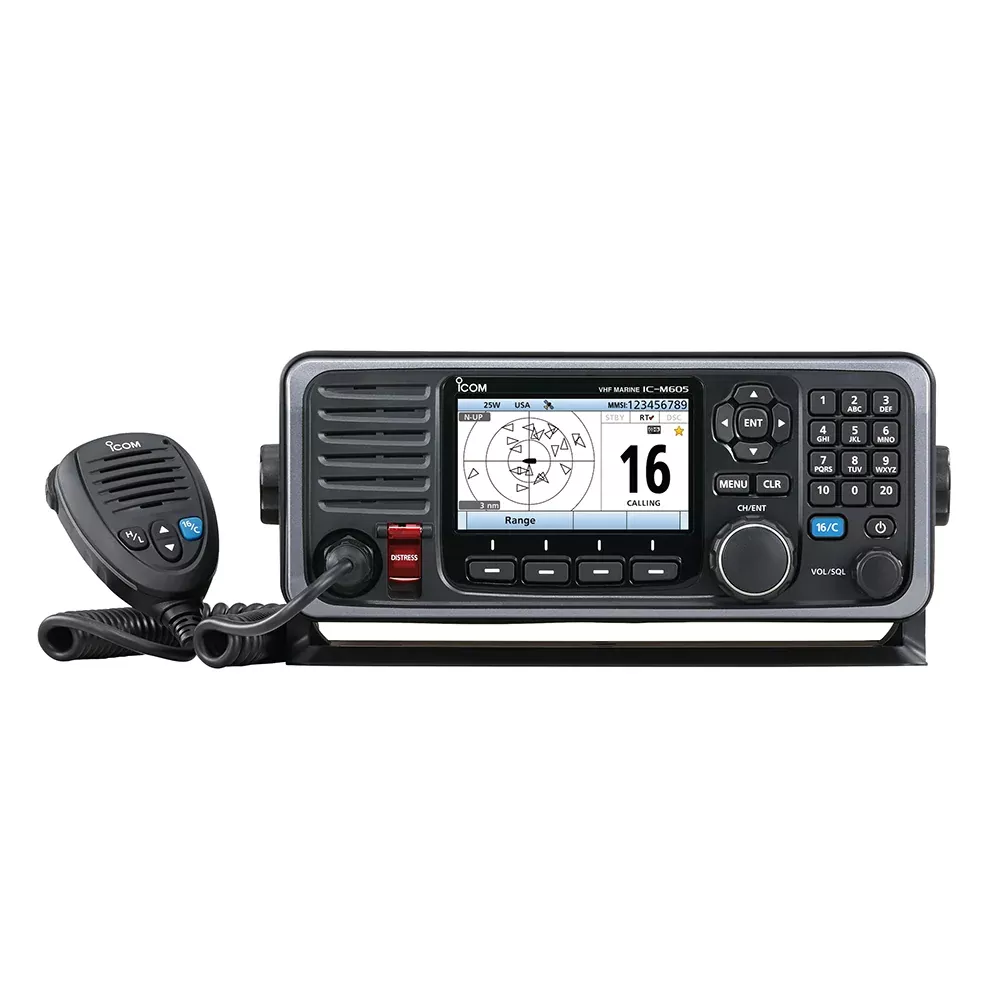 Icom IC-M605 Fixed Mount 25W VHF w/Color DisplayAIS