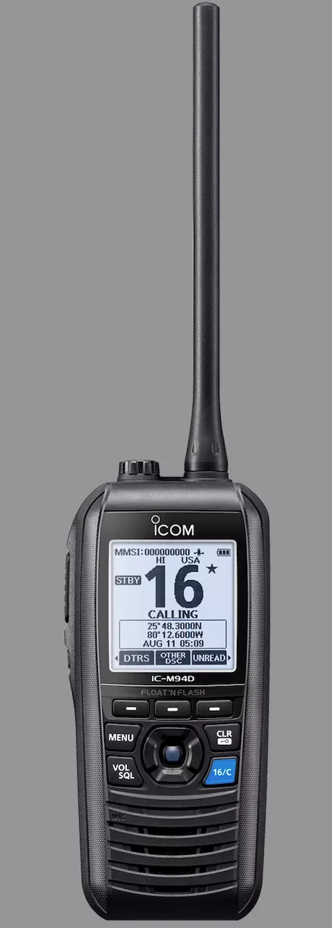 Icom IC-M94DE Handheld Marine VHF with DSC and AIS Receiver