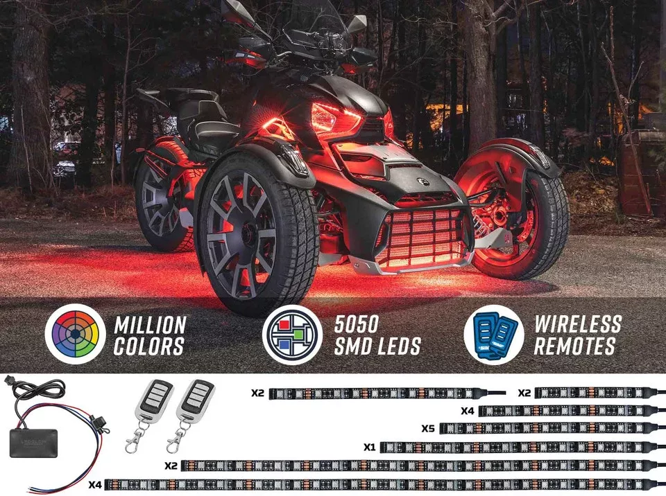 LEDGlow Can-Am Ryker Advanced Million Color LED Lighting Kit