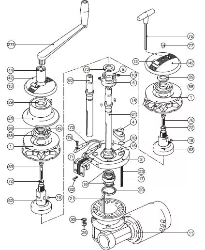 Lewmar Drive Pawl Carrier