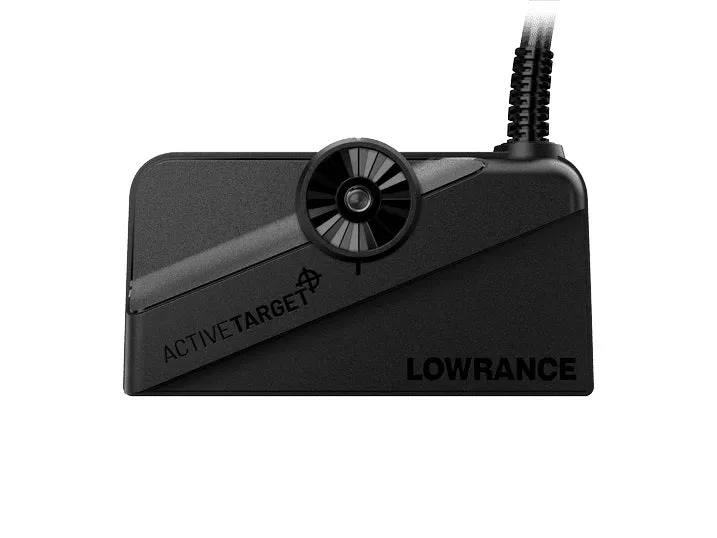 Lowrance ActiveTarget Forward, Down, and Ultra-Wide Scout Mode Transom-Mount Transducer Only (000-15594-001)