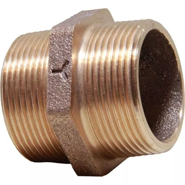 Maestrini Bronze Equal Nipple (1-1/2″ BSP Male)