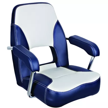 "Mini-Mojo" Deluxe Helm Seat - Dark Blue / White