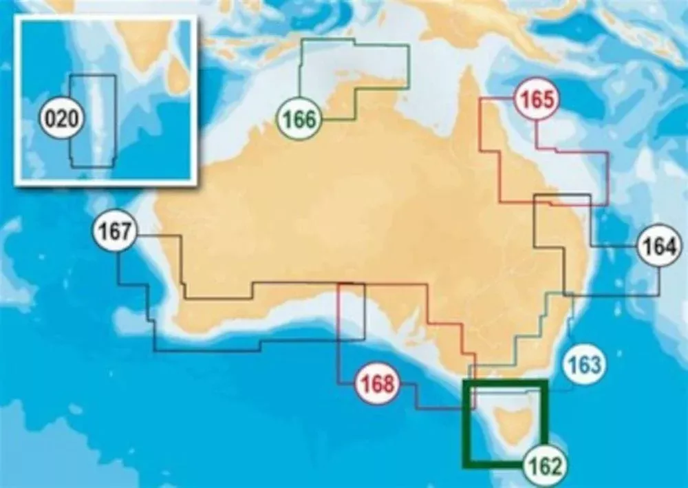 Navionics Gold Small2 8G167S. South West