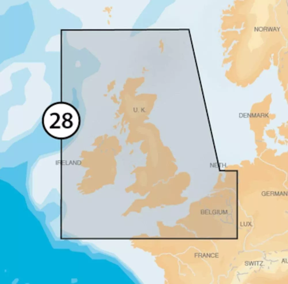 Navionics MSD/28XG UK, IE &