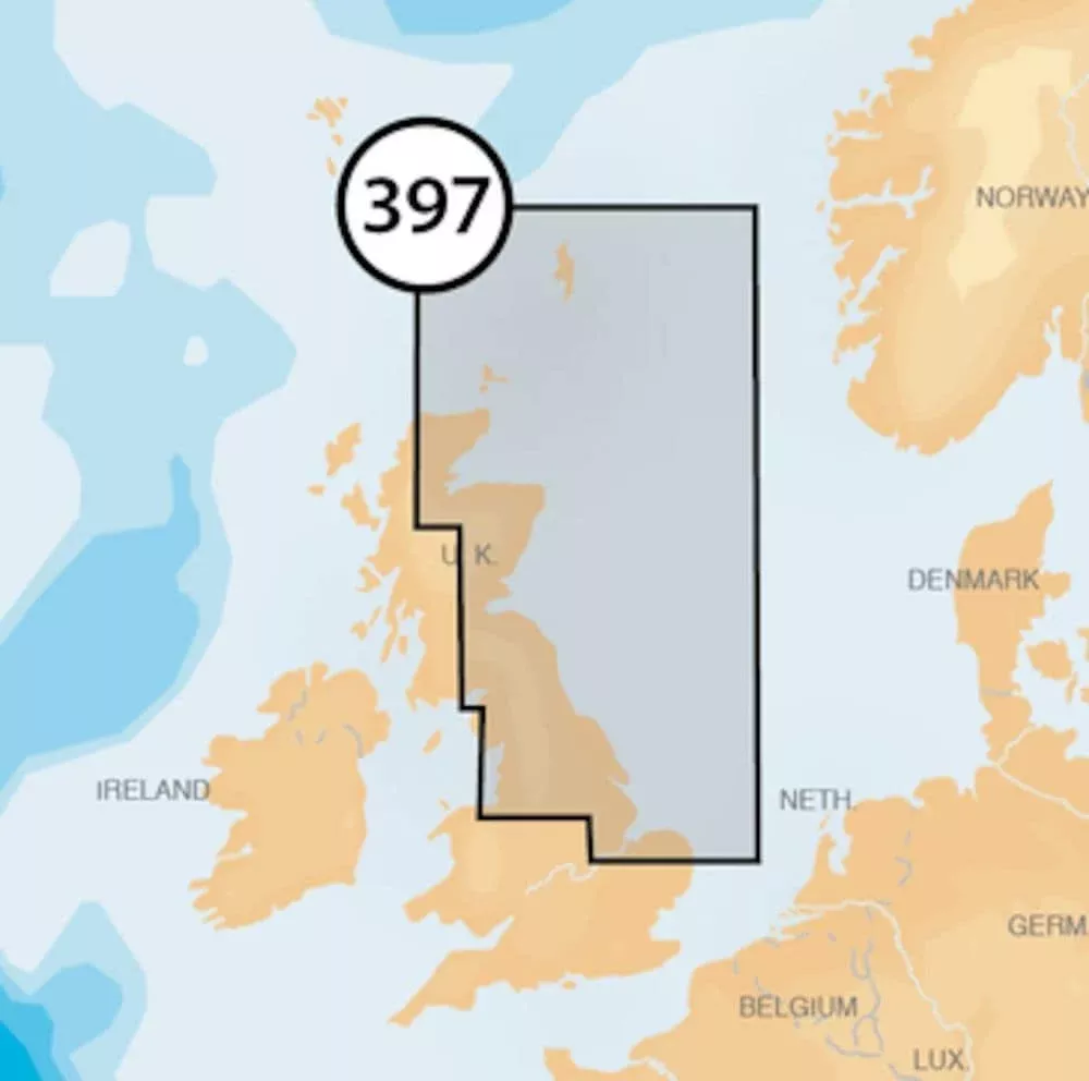 Navionics MSD/5P397XL Eastern UK