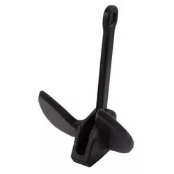 Navy Anchor Black Vinyl Size 15