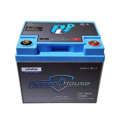 PowerHouse Lithium Battery - 12V 60Ah