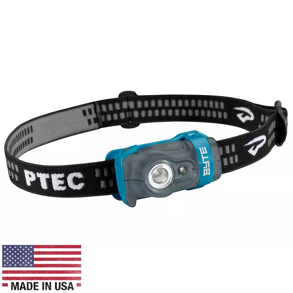 Princeton Tec Byte Headlamp - Gray/Blue [BYT90-BL]