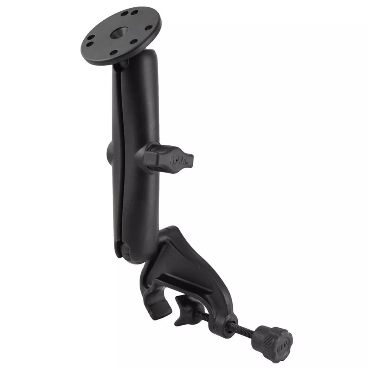RAM Mount Yoke Mount Long Arm w/2.5" Round Base [RAM-B-121U-C]