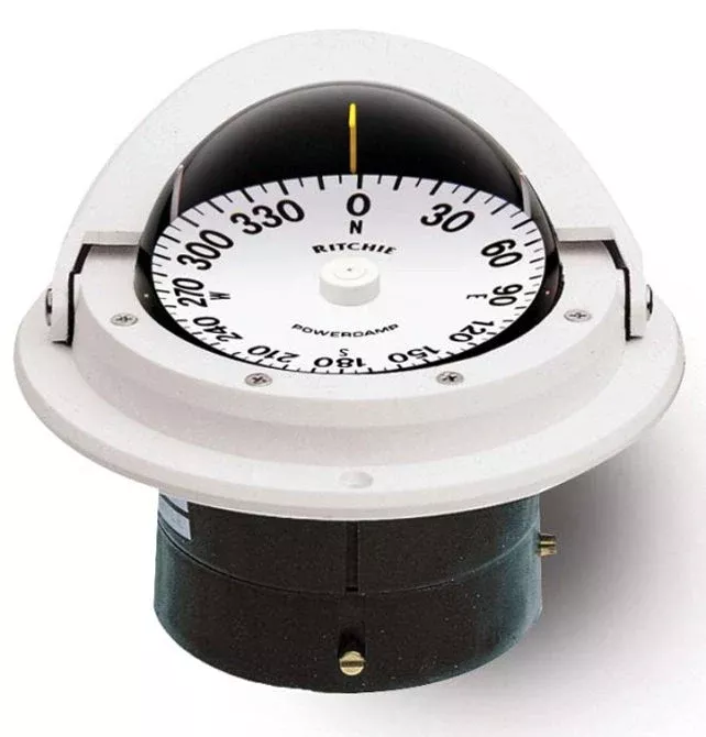 Ritchie Voyager Flush Mount Compass White