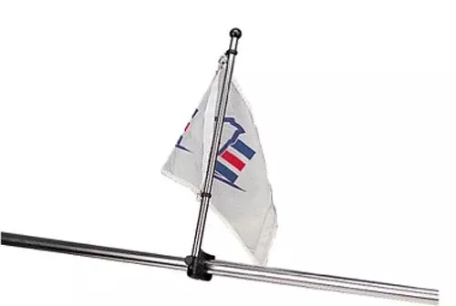 Sea-Dog Line Adj. Rail Mount Flagpole 17"